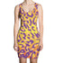 Ombre Leopard Bodycon Dress in Sunrise
